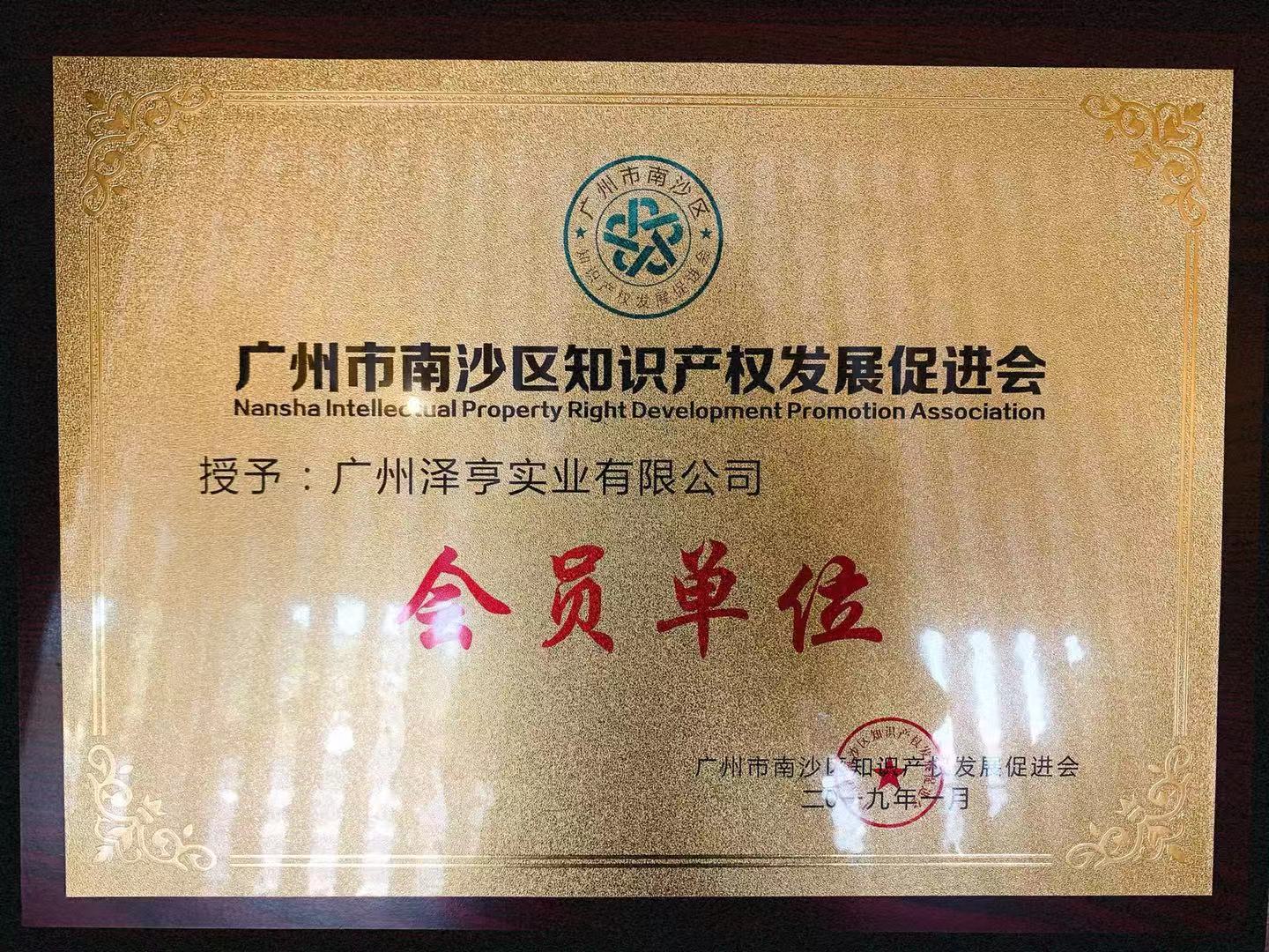 广州市南沙区知识产权发展促进会会员单位